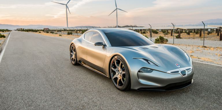 Fisker Emotion электромобиль фото