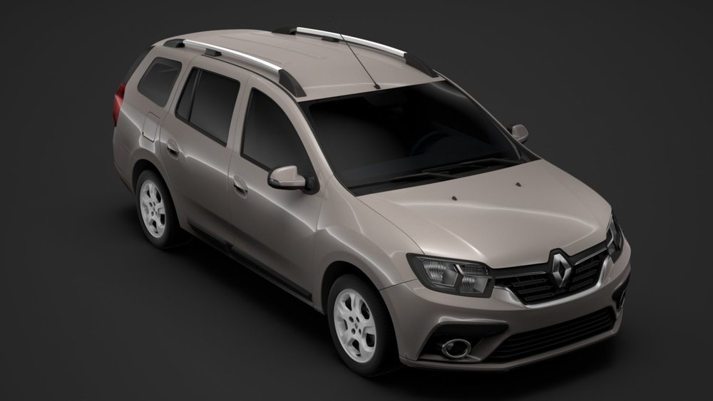 Renault Logan MCV бежевый