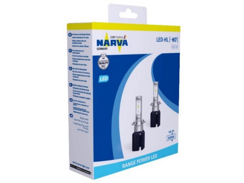 Narva H7 RANGE POWER 6000K