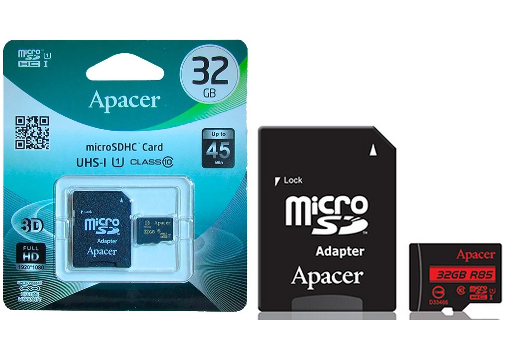 Apacer microSDHC Card Class 10 UHS-I U1 32GB